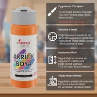 Turuncu Akrilik Boya 60ml
