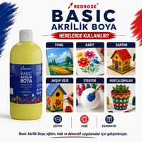 Yeşil Basic Akrilik Boya 500gr