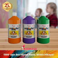 Yeşil-Mor-Turuncu Parmak Boyası 3'lü Set 3x1000gr