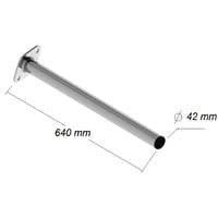 ÇAMURLUK BORUSU 640MM (TIRSAN TİPİ)