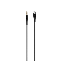 2AK03S ttec Aux - USB-C Ses Kablosu 100cm Siyah