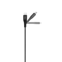 2AK03S ttec Aux - USB-C Ses Kablosu 100cm Siyah