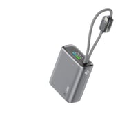 2BB278UG ttec ReCharger Pro TFT 10.000mAh PD 20W USB-C ve Lightning Dahili Kablolu Taşınabilir Hızlı Şarj Aleti / Powerbank – 2BB278