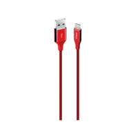 2DK16K ttec AlumiCable USB-A - Lightning Şarj Kablosu Kırmızı