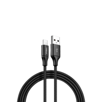 2DK23S ttec AlumiCable XL USB-A - USB-C Şarj Kablosu 2mt. Siyah