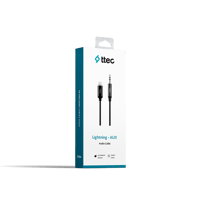 2DK42S ttec Aux - Lightning Ses Kablosu 100cm Siyah
