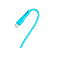 2DK59NM ttec USB-C - USB-C 120cm 60W PD/QC Hızlı Şarj/Data Kablosu Neon Mavi