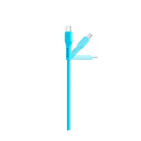 2DK59NM ttec USB-C - USB-C 120cm 60W PD/QC Hızlı Şarj/Data Kablosu Neon Mavi