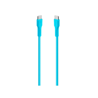 2DK59NM ttec USB-C - USB-C 120cm 60W PD/QC Hızlı Şarj/Data Kablosu Neon Mavi