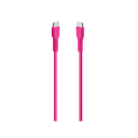 2DK59NP ttec USB-C - USB-C 120cm 60W PD/QC Hızlı Şarj/Data Kablosu Neon Pembe