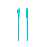 2DK60NM ttec USB-C - Lightning Hızlı Şarj Kablosu 120cm Neon Mavi