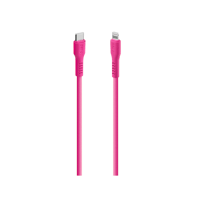 2DK60NP ttec USB-C - Lightning Hızlı Şarj Kablosu 120cm Neon Pembe
