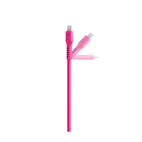 2DK60NP ttec USB-C - Lightning Hızlı Şarj Kablosu 120cm Neon Pembe