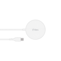 2KS29B ttec AirCharger M+ MagSafe Uyumlu Kablosuz Şarj Aleti Beyaz