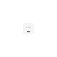 2SCG20CB ttec SmartCharger GAN 20W PD Seyahat Hızlı Şarj Aleti + USB-C - USB-C 60W Kablo Beyaz