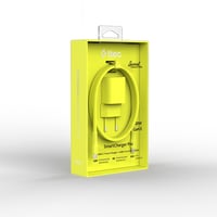 2SCG20CNS ttec SmartCharger GAN 20W PD Seyahat Hızlı Şarj Aleti + USB-C - USB-C 3A Kablo Neon Neon Sarı
