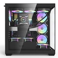 darkFlash DS900-B 650W 80+ Power Supply 4-12cm ARGB  Fan Siyah Kasa