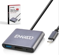 ENKADO EKD-TP43 TYPCE-C TO 3 İN1 HDMI +PD +USB 3,0 ADAPTÖR