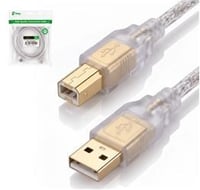 Feny FN-U3015 USB2.0 AM-BM Şeffaf 100 yüzde  Bakır Pri·nter Yazıcı Kablosu 1.5M