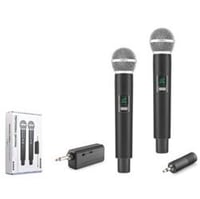 HADRON HDX2802 UHF Kablosuz 2 Mikrofonlu Set 6.35 mm Siyah