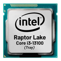 Intel Raptor Lake I3 13100 TRAY 3.40GHZ ~ 4.50GHZ 12MB 1700P Kutusuz İşlemci