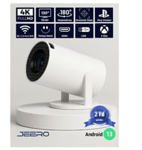 JEERO HY300PRO 4K ANDROID12 PORTABLE PROJEKTÖR (950-4K-ANDROID) BEYAZ