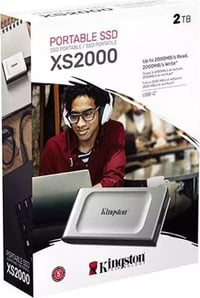 Kingston 2TB XS1000 SXS1000-2000G Gri USB 3.2 Gen 2 Taşınabilir SSD