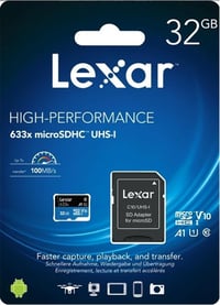 Lexar  32GB A1 V10 U1 Hafıza Kartı + Adaptör