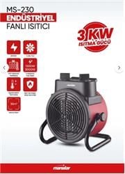 Marsstar Ms-230 Endüstriyel Fanlı Isıtıcı