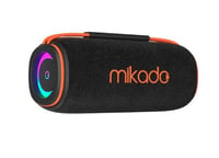 Mikado MD-32BT Siyah IPX6 30W RGB Işıklı 4500mAh TF KART+USB Destekli Bluetooth Hoparlör