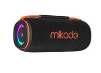 Mikado MD-32BT Siyah IPX6 30W RGB Işıklı 4500mAh TF KART+USB Destekli Bluetooth Hoparlör