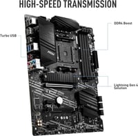 Msı B550-A Pro AM4 DDR4 Bellek 4400(OC) HDMI DP M.2 USB3.2 ATX Anakart