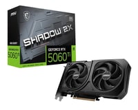 Msi GeForce RTX5060TI 8G Shadow 2X OC PLUS GDDR7 128Bit DX12 Gaming (Oyuncu) Ekran Kartı