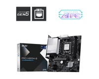 Msı Pro H810M-B Intel H810 Soket 1851 DDR5 6400+(OC)MHz mATX Gaming (Oyuncu) Anakart