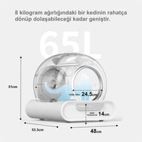 NEUTRON NTL-PW-65BW AKILLI KEDİ TUVALETİ