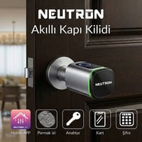 NEUTRON NTL-SC-02FKPW AKILLI KAPI KİLİDİ GRİ