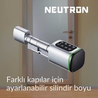 NEUTRON NTL-SC-02FKPW AKILLI KAPI KİLİDİ GRİ