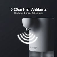 NEUTRON NTL-SD-35ML SENSÖRLÜ AKILLI ŞARJLI KÖPÜK SABUNLUK