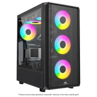 PowerBoost PB-P3602BB 850w 80+ Bronze USB 3.0 ATX Mesh ARGB fan siyah kasa
