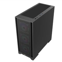 PowerBoost PB-PS5846B 600W ATX USB 3.0 Rainbow Fanlı Mesh Gaming Siyah Kasa