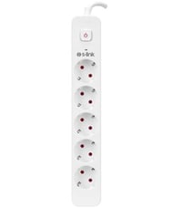 S-link SPG501S 1.5m 1.5mm 100 yüzde  Bakır 750 Joule 5 li Anahtarlı Akım Korumalı Priz