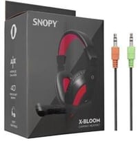 Snopy SN-633 X-BLOOM Siyah-kırmızı Kulak Üstü Gaming Oyuncu Mikrofonlu Kulaklık