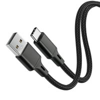 Vcom CU252 Type-C to USB 3m 15W (5V-3A) Örgülü Şarj Kablosu