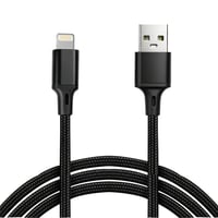 Vcom CU253 Lightning to USB 3m 10W (5V-2A) Örgülü Şarj Kablosu