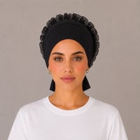 Dikişsiz Fırfırlı Silikonlu Bone