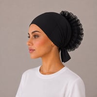 Dikişsiz Fırfırlı Silikonlu Bone