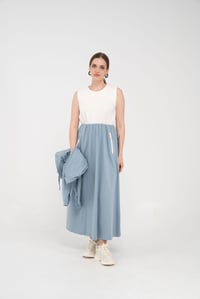 Ceketli Rahat Kesim Takım K8064 Açık Mavi