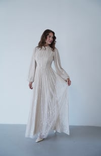 Dantel İşlemeli Korsaj Detaylı Elbise  1807