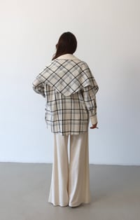 Ekose Desenli Oversize Takım  1816
