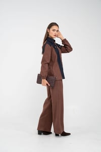 Kadife Jean Detaylı İkili Takım K1744
